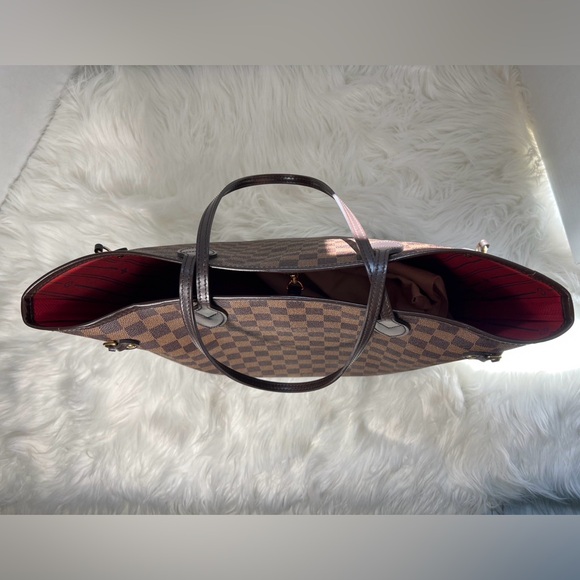 LV Neverfull Mm Damier Ebene Tote Bag - Picture 15 of 17